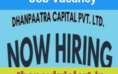 Job Openings Dhanpaatra Capital For Branch Managers / Field Staff | 12th Pass Job | Various Locations Job Vacancy 2024