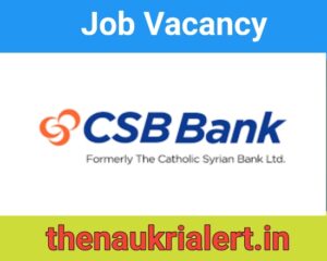 CSB Bank Jobs Vacancy For Credit Managers 